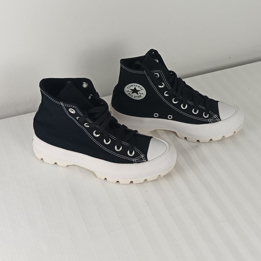 Converse Black and White Women's High-Top Sneakers